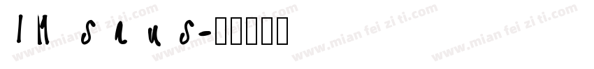 IM sans字体转换